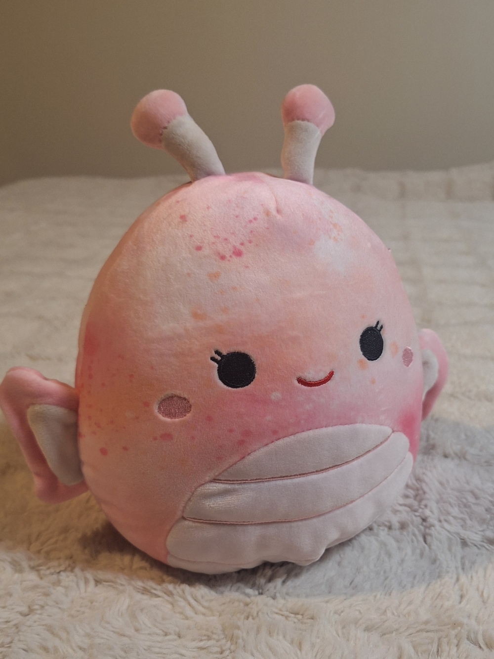Squishmallows Pink Pastel Plush with Embroidered Tag